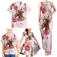Personalized Kentucky Horse Race Family Matching Tank Maxi Dress and Hawaiian Shirt Talk Derby To Me Derby Horse