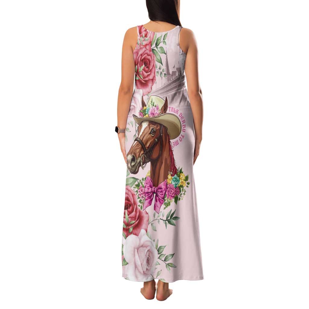 Personalized Kentucky Horse Race Family Matching Tank Maxi Dress and Hawaiian Shirt Talk Derby To Me Derby Horse