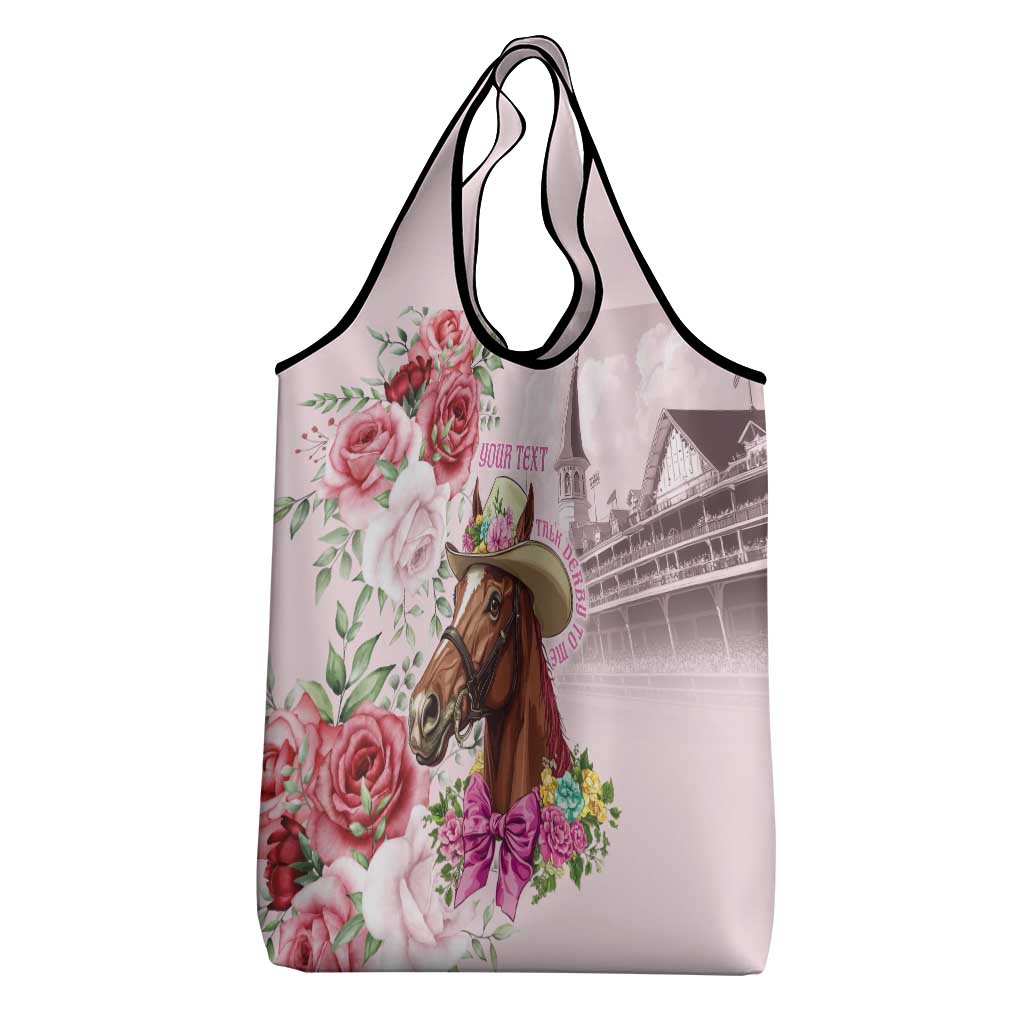 Personalized Kentucky Horse Race Grocery Bag Talk Derby To Me Derby Horse