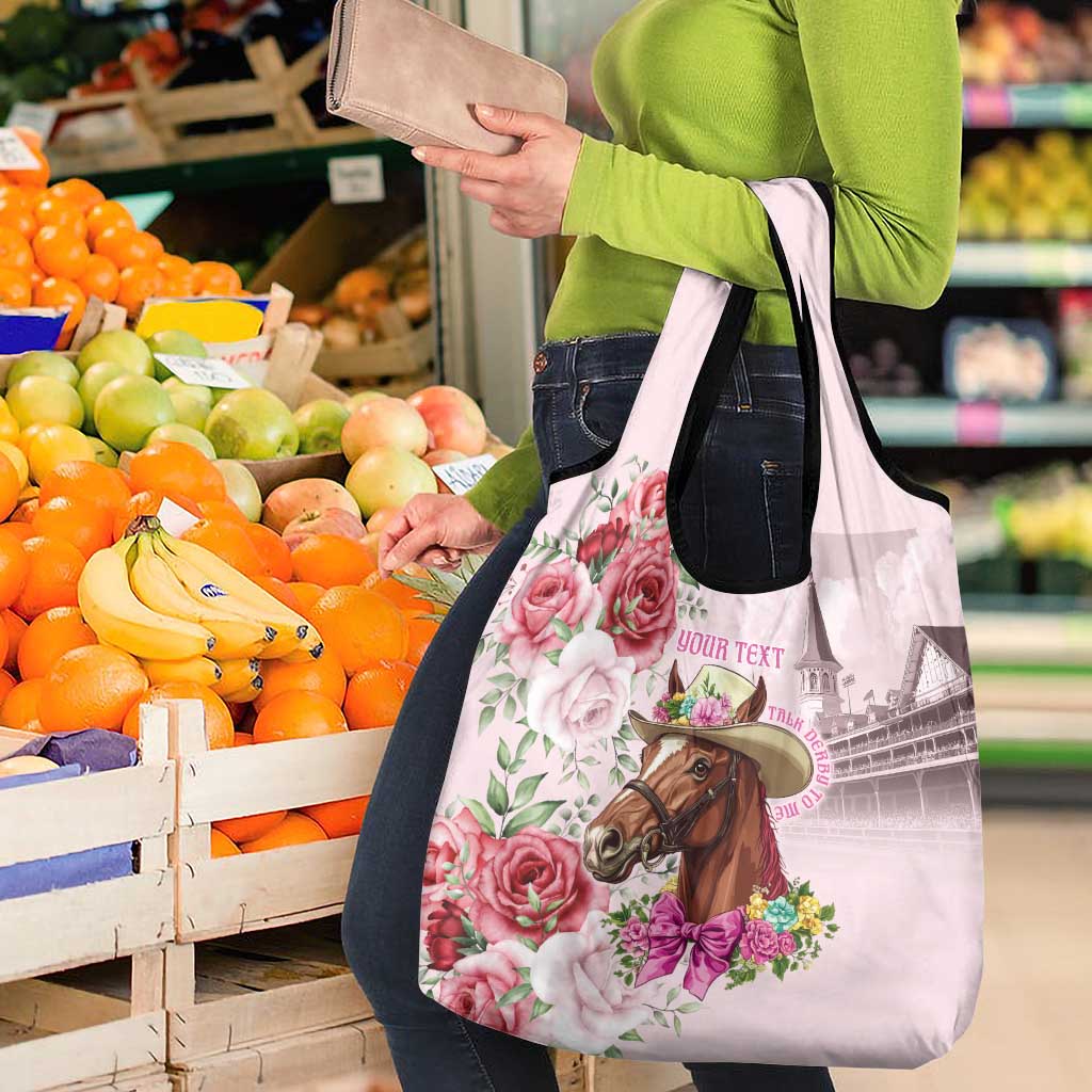 Personalized Kentucky Horse Race Grocery Bag Talk Derby To Me Derby Horse