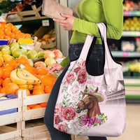 Personalized Kentucky Horse Race Grocery Bag Talk Derby To Me Derby Horse