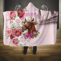 Personalized Kentucky Horse Race Hooded Blanket Talk Derby To Me Derby Horse