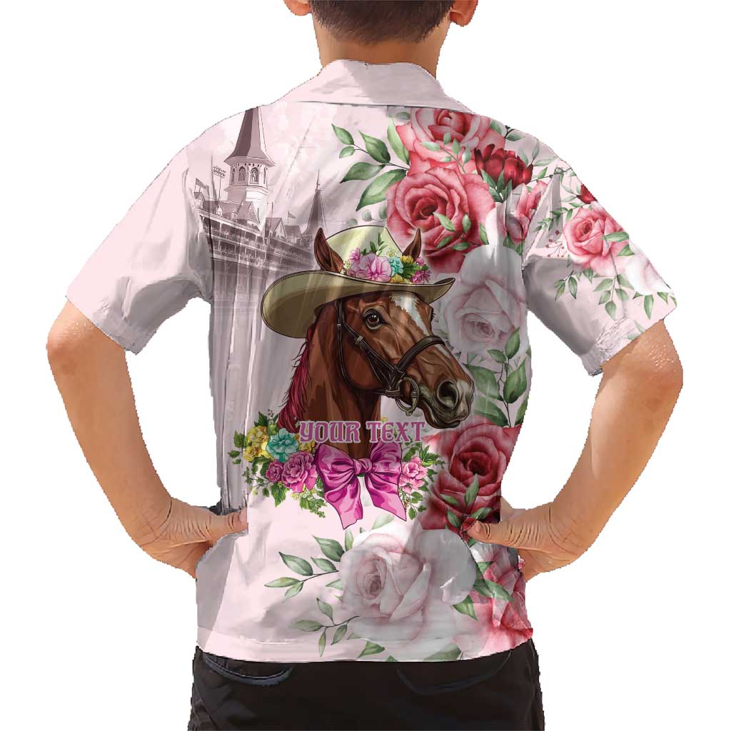 Personalized Kentucky Horse Race Kid Hawaiian Shirt Talk Derby To Me Derby Horse