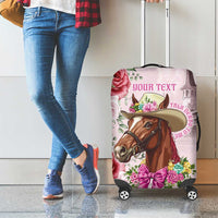 Personalized Kentucky Horse Race Luggage Cover Talk Derby To Me Derby Horse