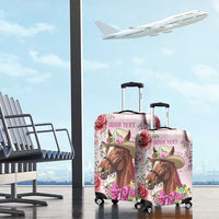 Personalized Kentucky Horse Race Luggage Cover Talk Derby To Me Derby Horse