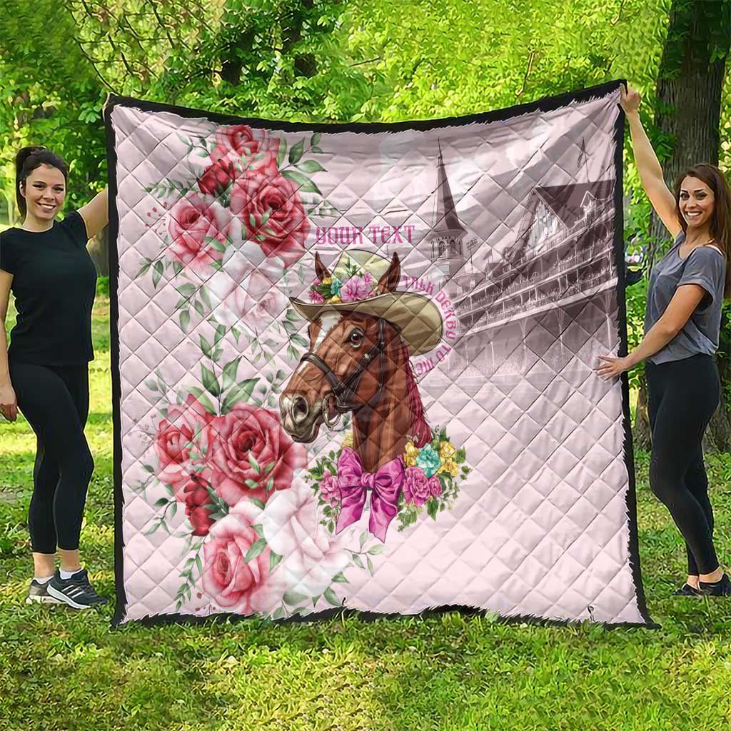 Personalized Kentucky Horse Race Quilt Talk Derby To Me Derby Horse