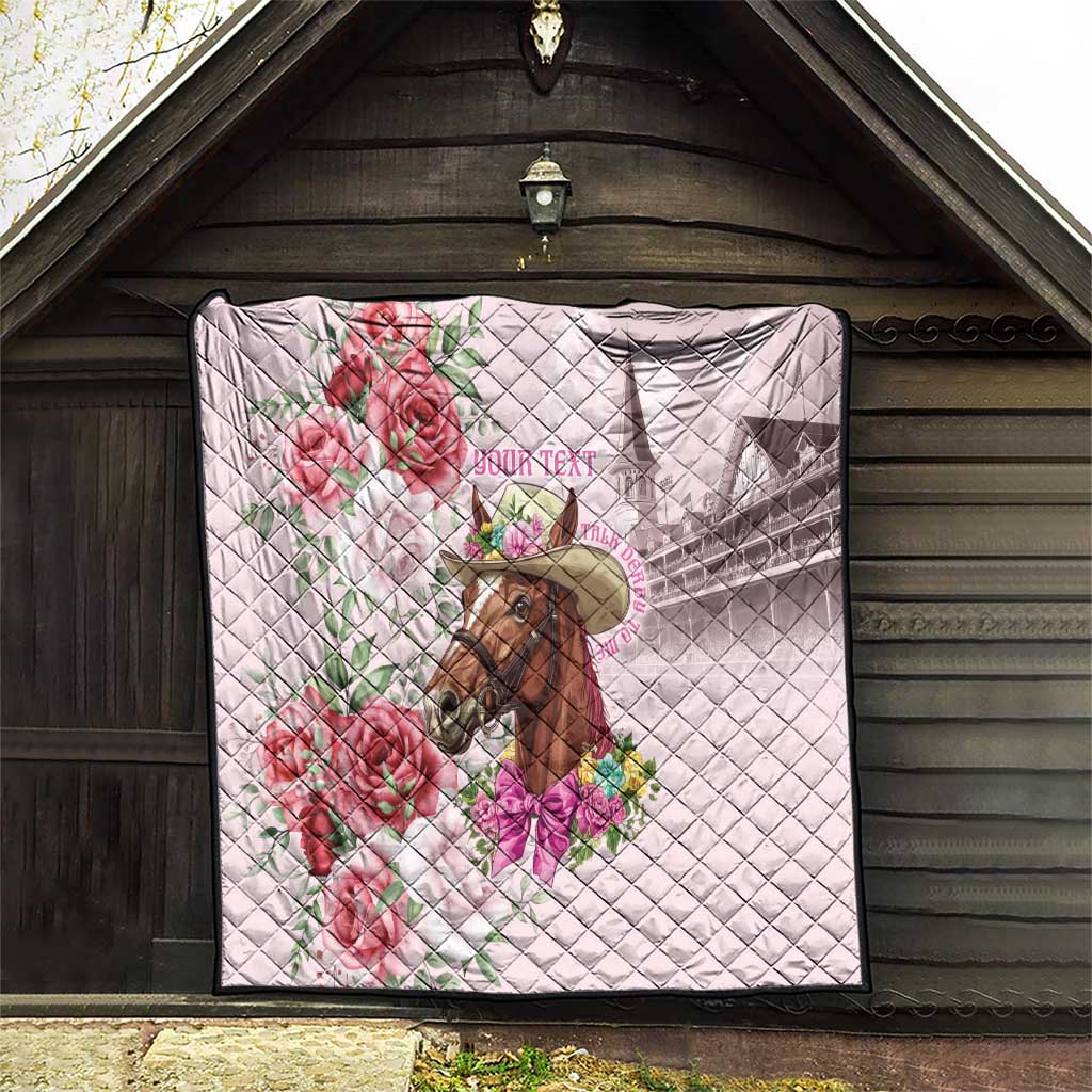 Personalized Kentucky Horse Race Quilt Talk Derby To Me Derby Horse