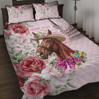 Personalized Kentucky Horse Race Quilt Bed Set Talk Derby To Me Derby Horse