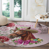 Personalized Kentucky Horse Race Round Carpet Talk Derby To Me Derby Horse