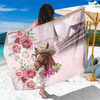 Personalized Kentucky Horse Race Sarong Talk Derby To Me Derby Horse