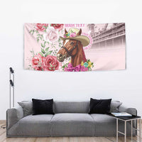 Personalized Kentucky Horse Race Tapestry Talk Derby To Me Derby Horse