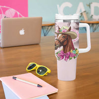 Personalized Kentucky Horse Race Tumbler With Handle Talk Derby To Me Derby Horse