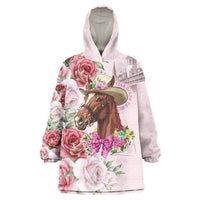 Personalized Kentucky Horse Race Wearable Blanket Hoodie Talk Derby To Me Derby Horse