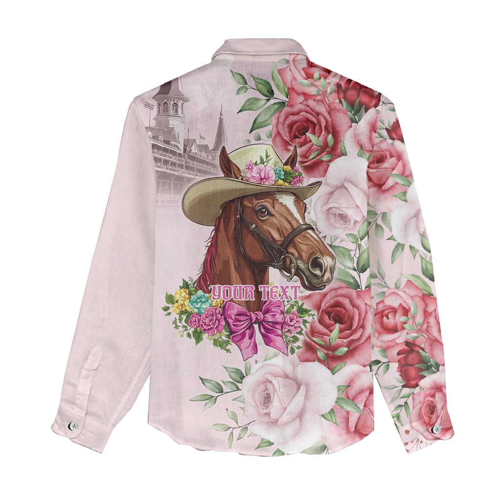 Personalized Kentucky Horse Race Women Casual Shirt Talk Derby To Me Derby Horse