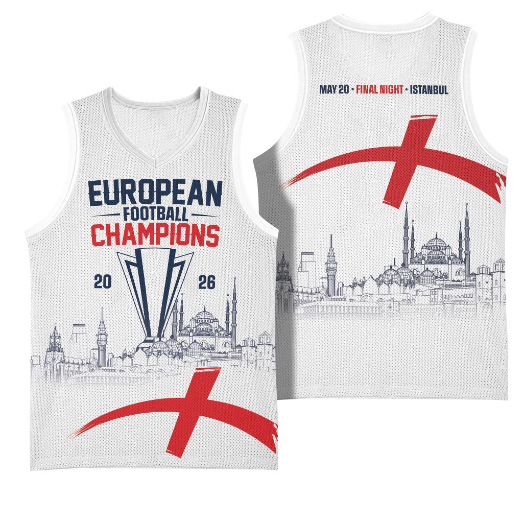 English European Football Champions Basketball Jersey May 20 Final Night Istanbul
