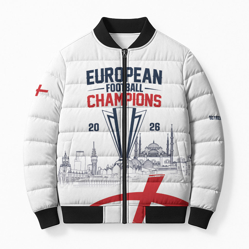 English European Football Champions Bomber Puffer Jacket May 20 Final Night Istanbul