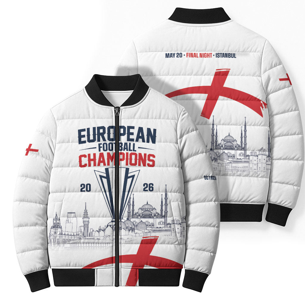 English European Football Champions Bomber Puffer Jacket May 20 Final Night Istanbul