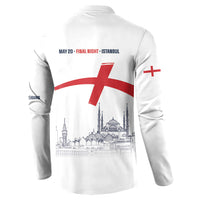 English European Football Champions Button Sweatshirt May 20 Final Night Istanbul