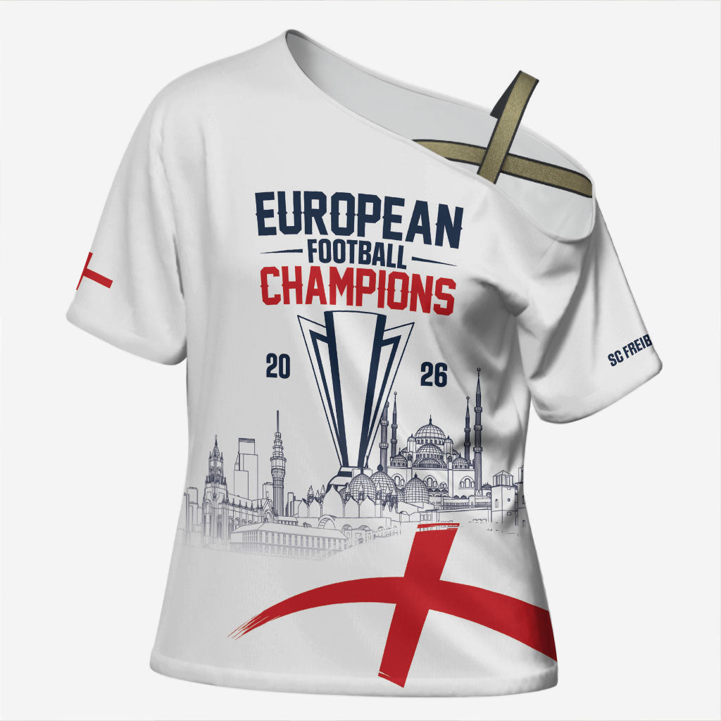 English European Football Champions Cross Shoulder Shirt May 20 Final Night Istanbul