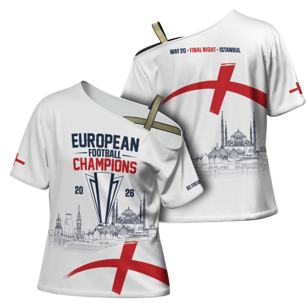 English European Football Champions Cross Shoulder Shirt May 20 Final Night Istanbul