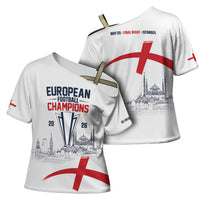 English European Football Champions Cross Shoulder Shirt May 20 Final Night Istanbul
