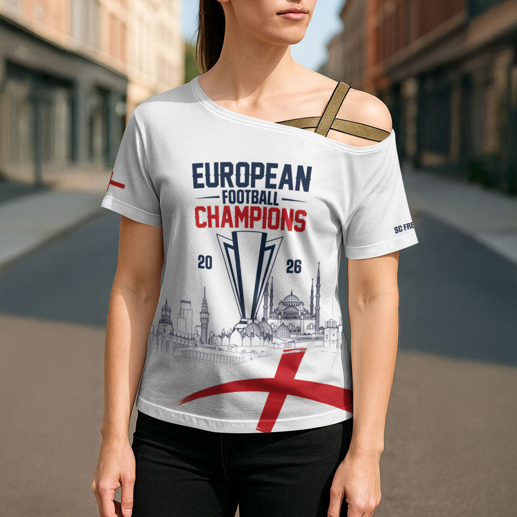 English European Football Champions Cross Shoulder Shirt May 20 Final Night Istanbul