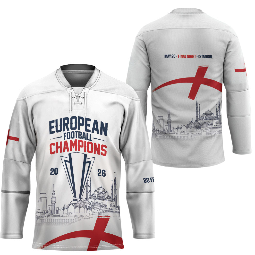 English European Football Champions Hockey Jersey May 20 Final Night Istanbul