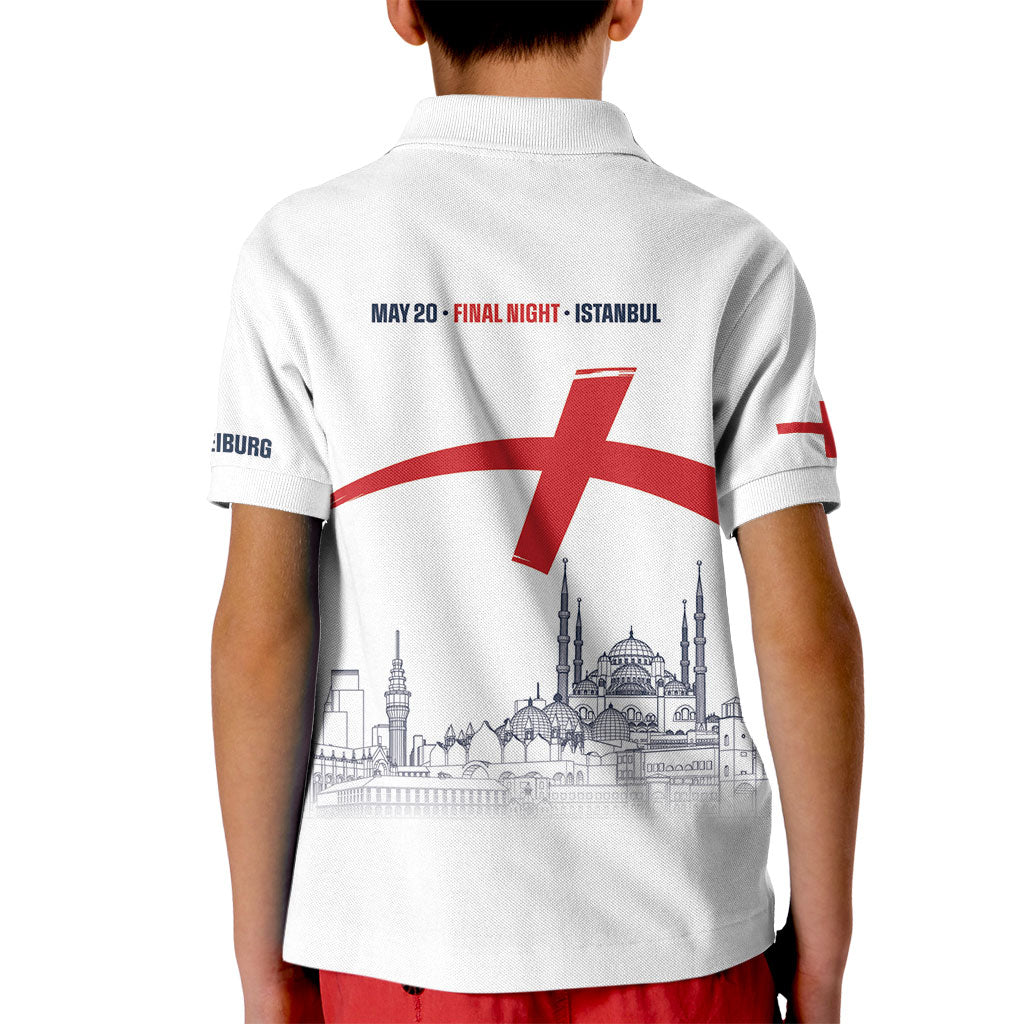 English European Football Champions Kid Polo Shirt May 20 Final Night Istanbul