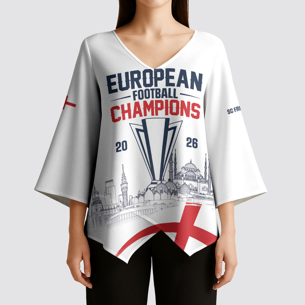 English European Football Champions Kimono Sleeve Blouse May 20 Final Night Istanbul