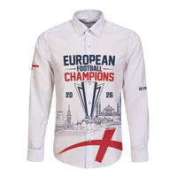 English European Football Champions Long Sleeve Button Shirt May 20 Final Night Istanbul