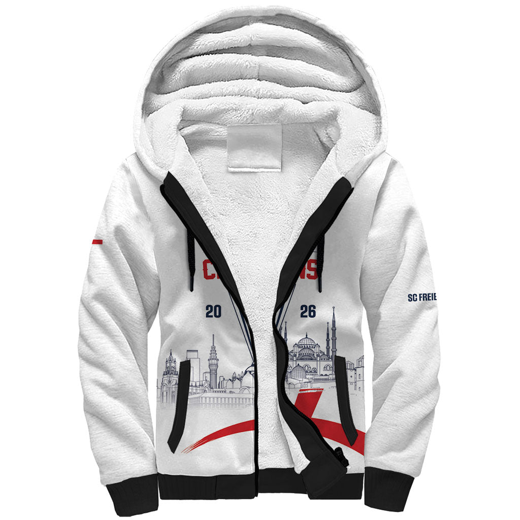 English European Football Champions Sherpa Hoodie May 20 Final Night Istanbul