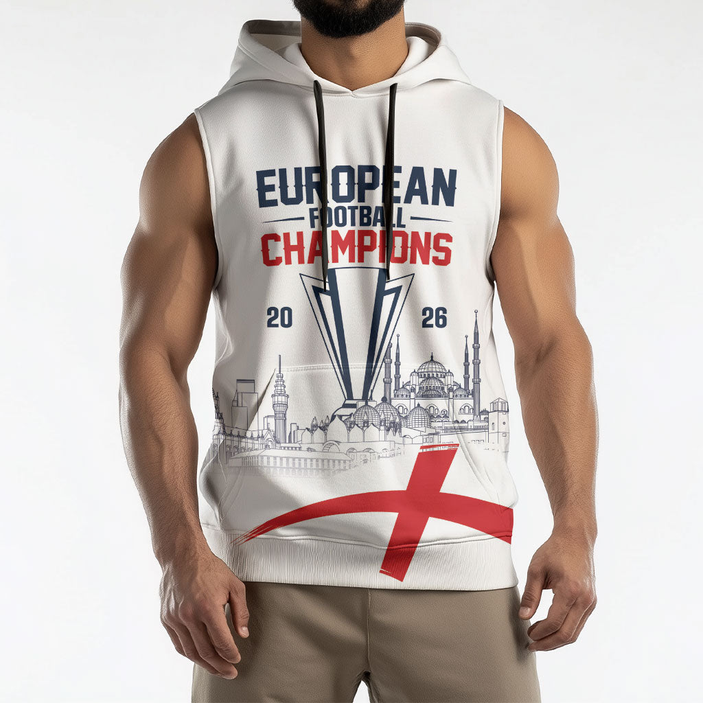 English European Football Champions Sleeveless Hoodie May 20 Final Night Istanbul