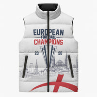 English European Football Champions Sleeveless Puffer Jacket May 20 Final Night Istanbul