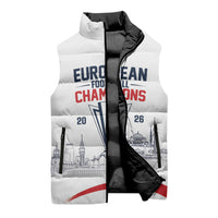 English European Football Champions Sleeveless Puffer Jacket May 20 Final Night Istanbul