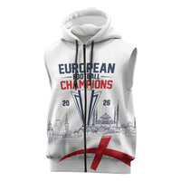 English European Football Champions Sleeveless Zip Hoodie May 20 Final Night Istanbul