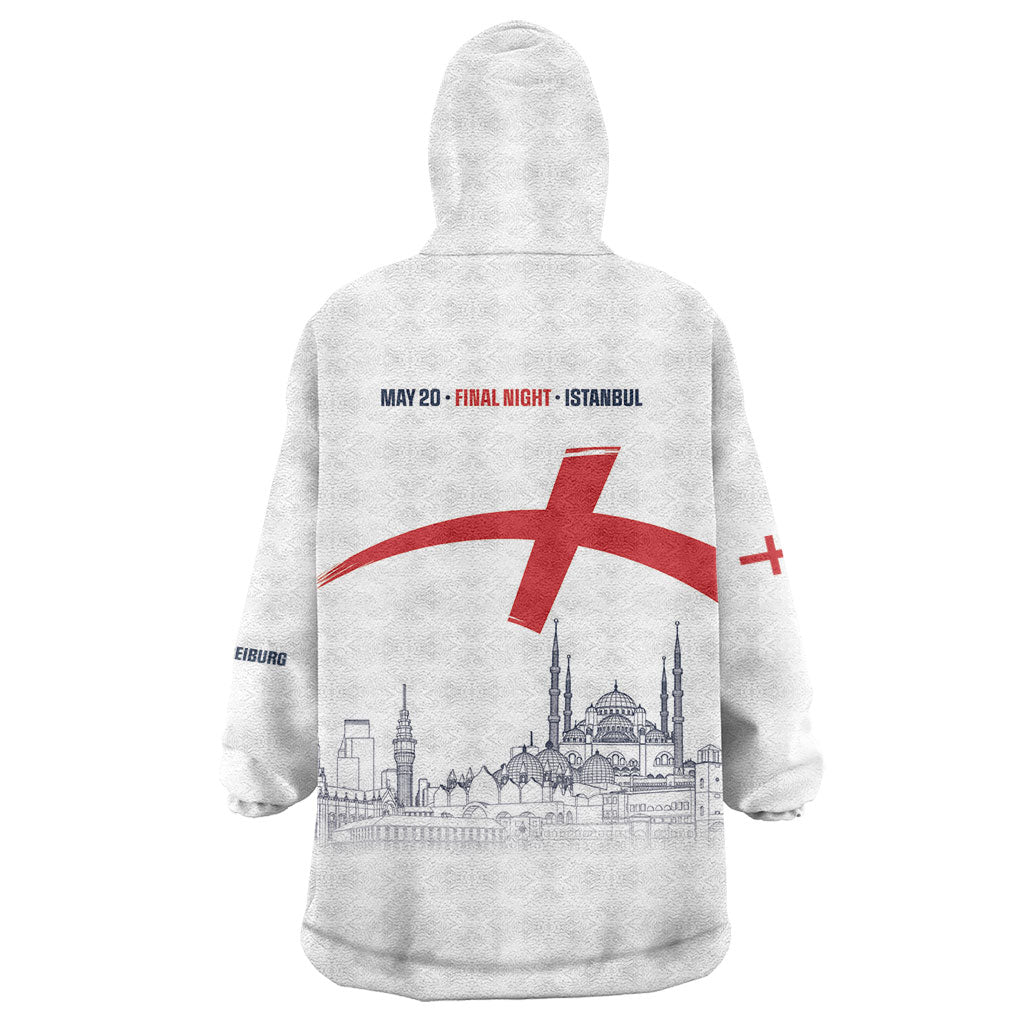 English European Football Champions Wearable Blanket Hoodie May 20 Final Night Istanbul
