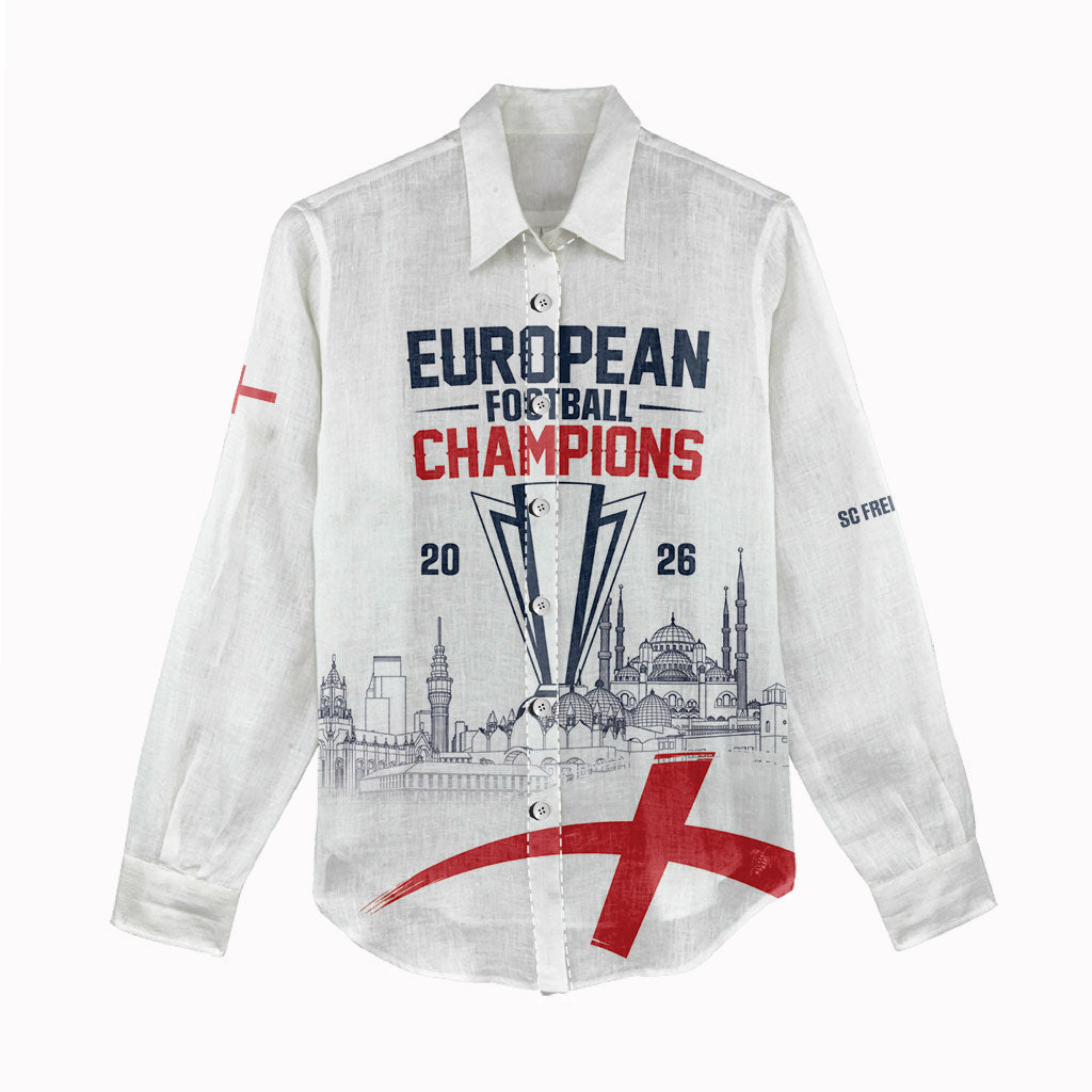 English European Football Champions Women Casual Shirt May 20 Final Night Istanbul
