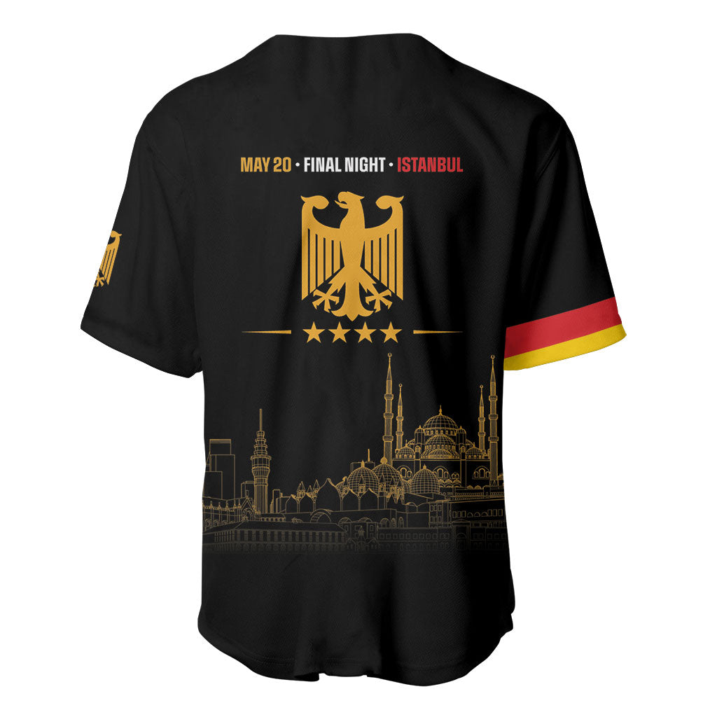 German European Football Champions Baseball Jersey May 20 Final Night Istanbul