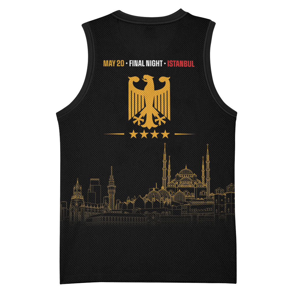German European Football Champions Basketball Jersey May 20 Final Night Istanbul