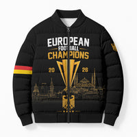 German European Football Champions Bomber Puffer Jacket May 20 Final Night Istanbul