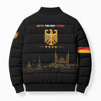 German European Football Champions Bomber Puffer Jacket May 20 Final Night Istanbul
