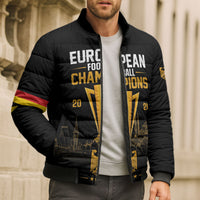German European Football Champions Bomber Puffer Jacket May 20 Final Night Istanbul