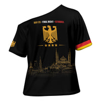 German European Football Champions Cross Shoulder Shirt May 20 Final Night Istanbul
