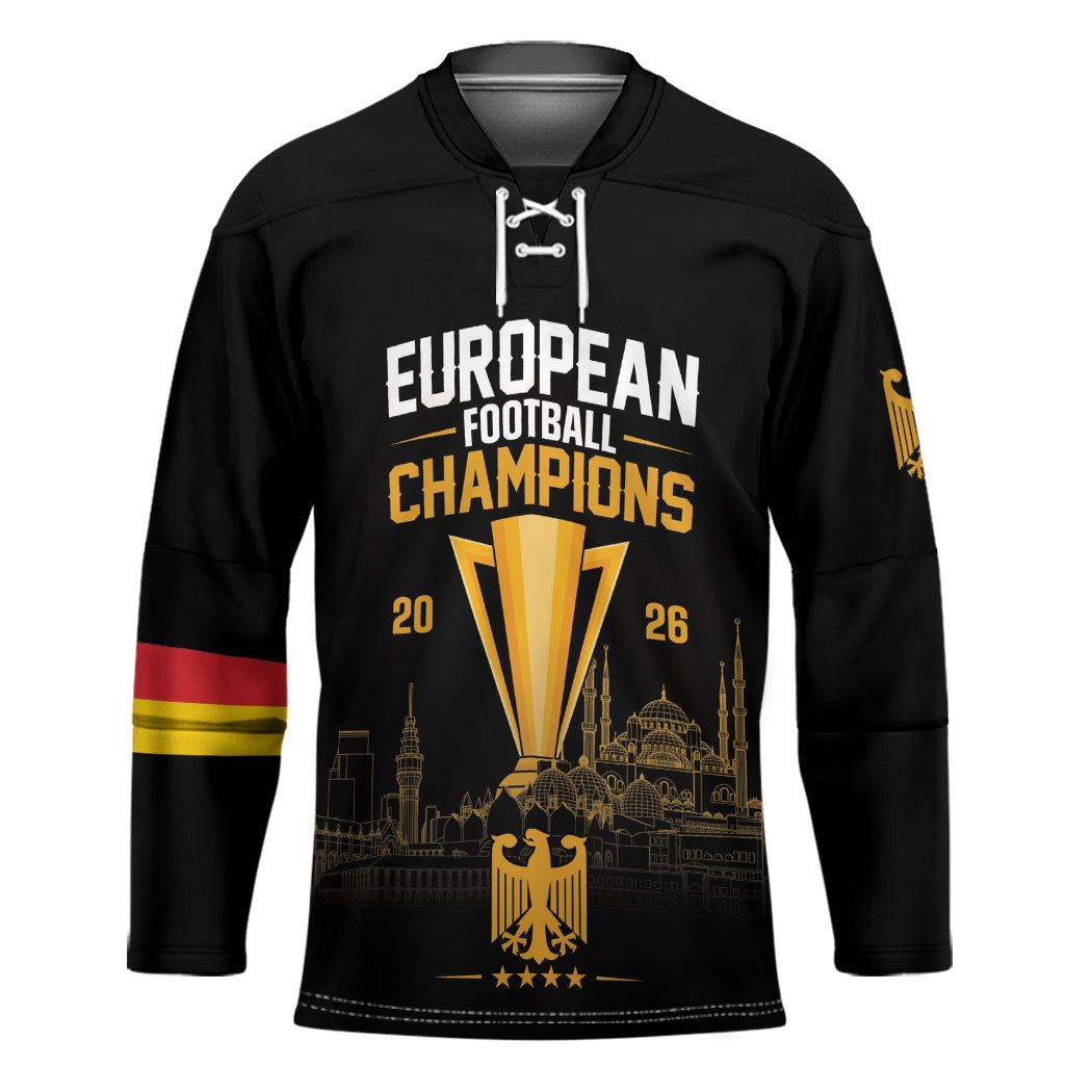 German European Football Champions Hockey Jersey May 20 Final Night Istanbul