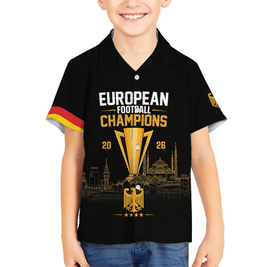 German European Football Champions Kid Hawaiian Shirt May 20 Final Night Istanbul