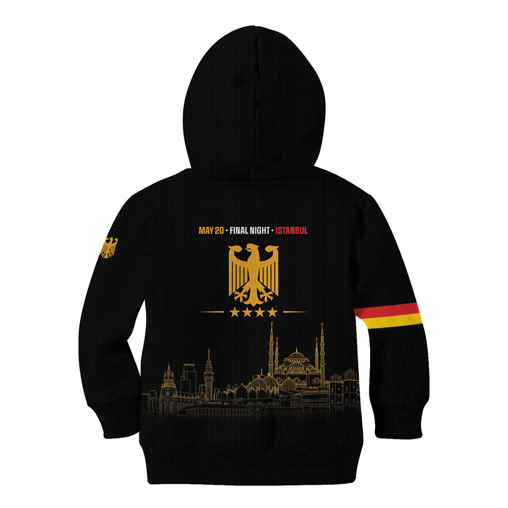 German European Football Champions Kid Hoodie May 20 Final Night Istanbul