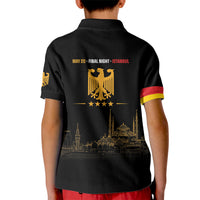 German European Football Champions Kid Polo Shirt May 20 Final Night Istanbul