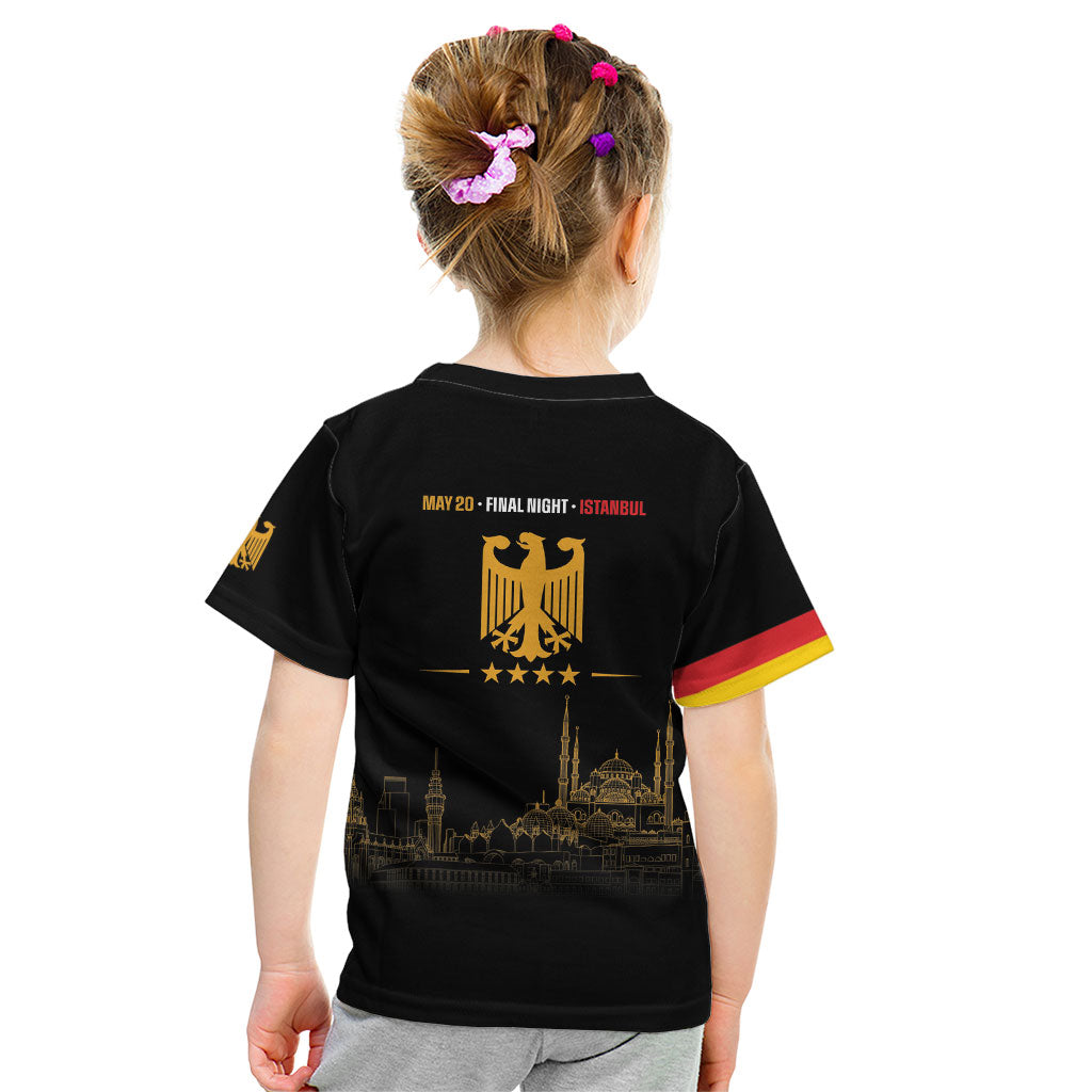 German European Football Champions Kid T Shirt May 20 Final Night Istanbul