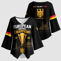 German European Football Champions Kimono Sleeve Blouse May 20 Final Night Istanbul