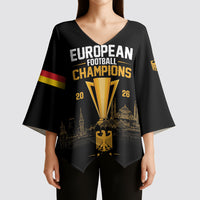 German European Football Champions Kimono Sleeve Blouse May 20 Final Night Istanbul